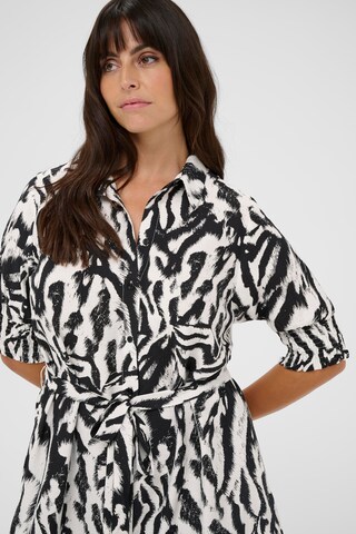 KAFFE CURVE Blusekjole 'KChalia' i hvid