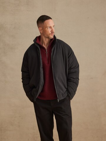 DAN FOX APPAREL Between-Season Jacket 'Onur' in Black: front