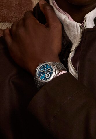 TIMEX Analoog horloge 'Waterbury' in Zilver