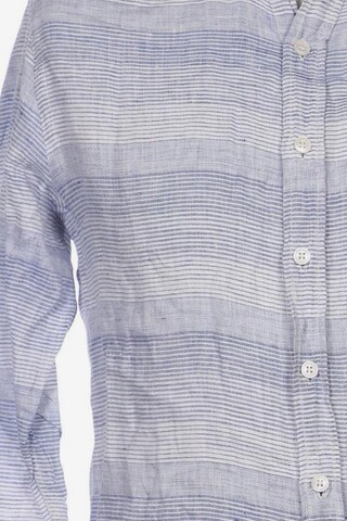 MANGO Button Up Shirt in S in Blue