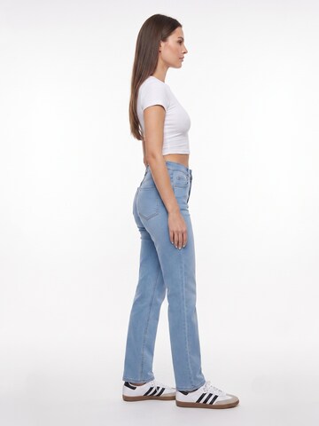 ESRA Regular Jeans 'Straight Leg Jeans aus extra weicher Baumwolle'‌‌‌‌‌‌‌‌ in Blau