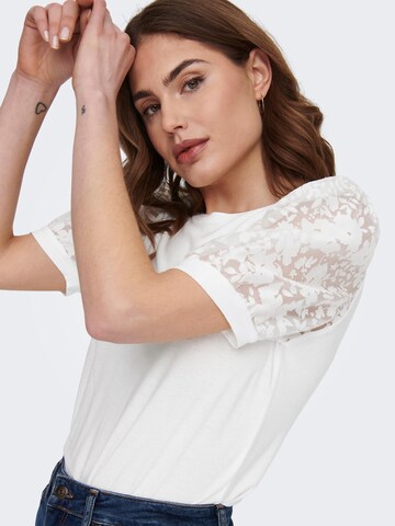 ONLY Shirt 'Allie' in Weiß