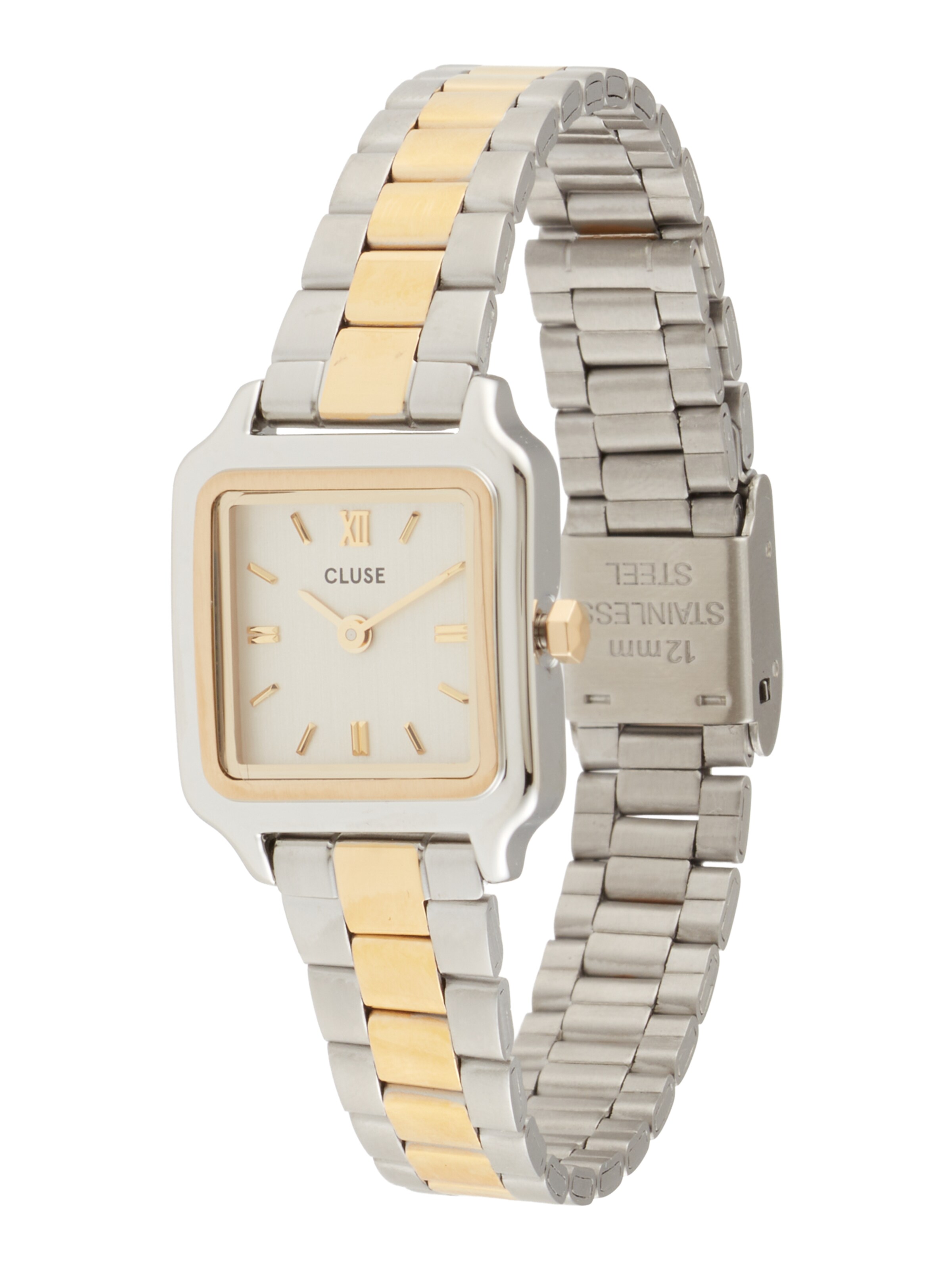 CLUSE - Reloj analógico en plata: frente