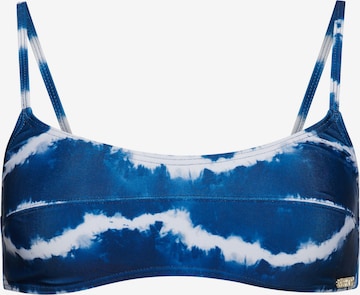Superdry Bralette Bikini in Blue: front