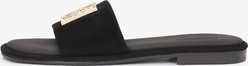 Kazar Mules in Black: front