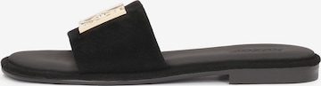 Kazar Mules in Black: front