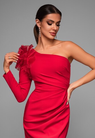 Robe de soirée Ombre en rouge