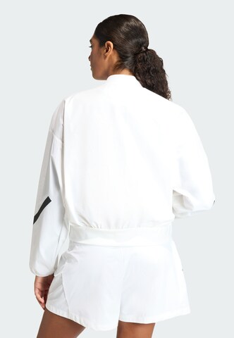 ADIDAS SPORTSWEAR Performance Jacket 'Z.N.E.' in White