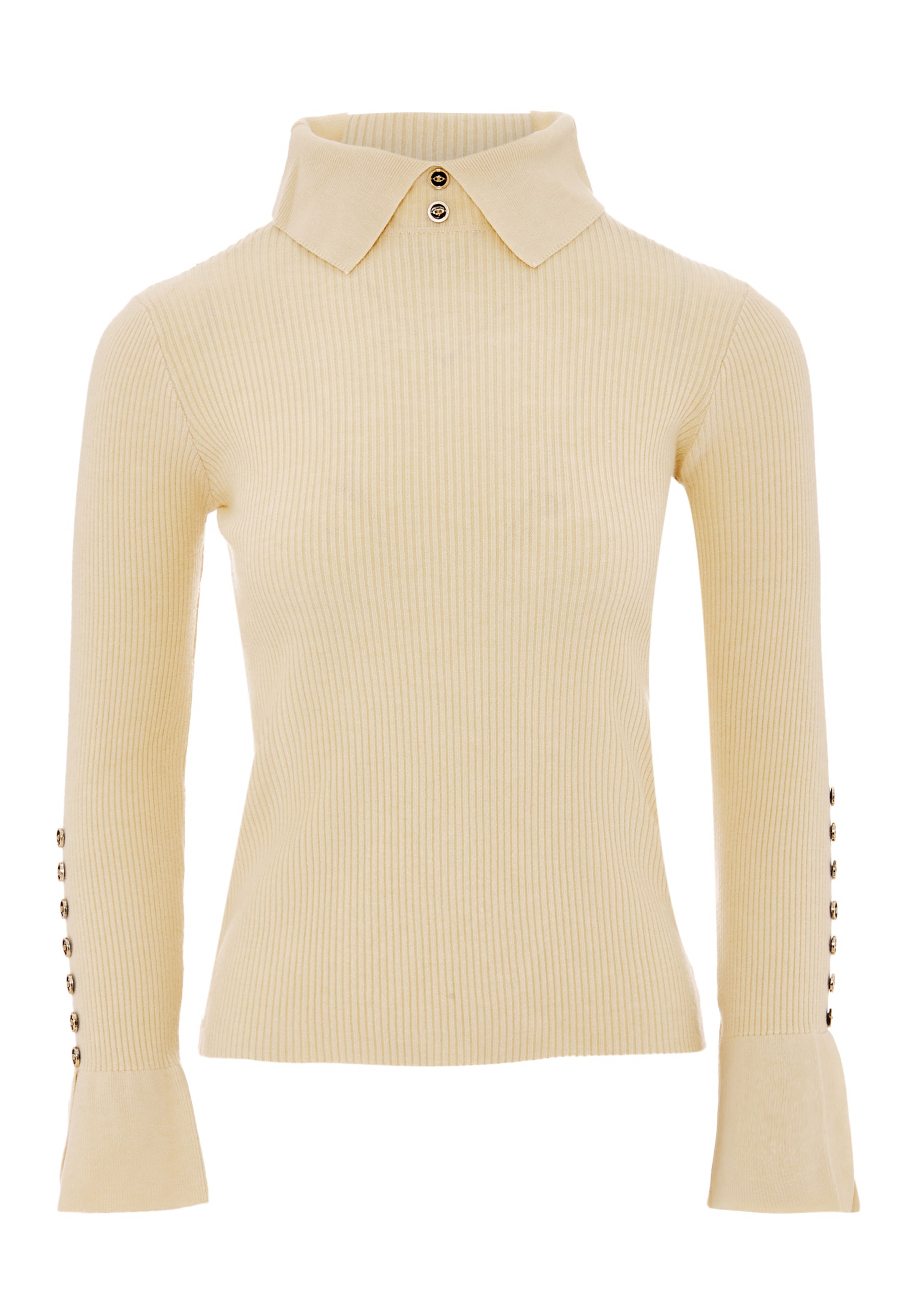 caissa Sweater in Beige: front