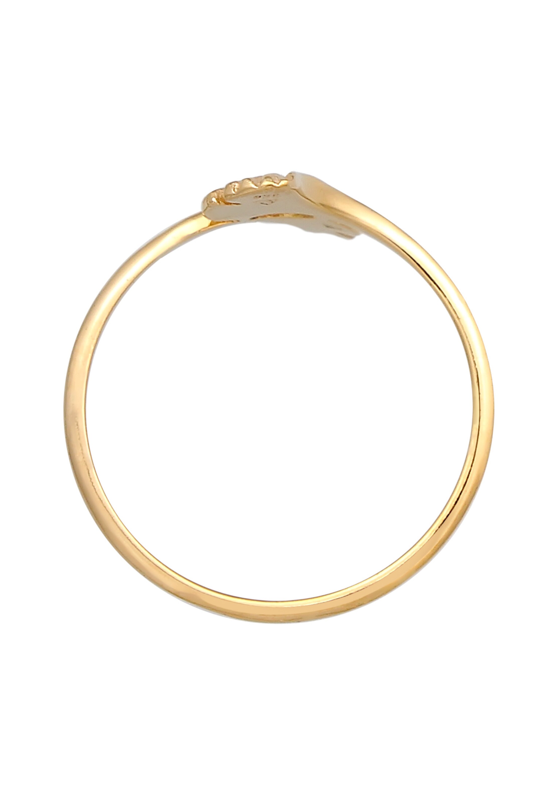 ELLI PREMIUM Ring 'Ginkgo' in Goud
