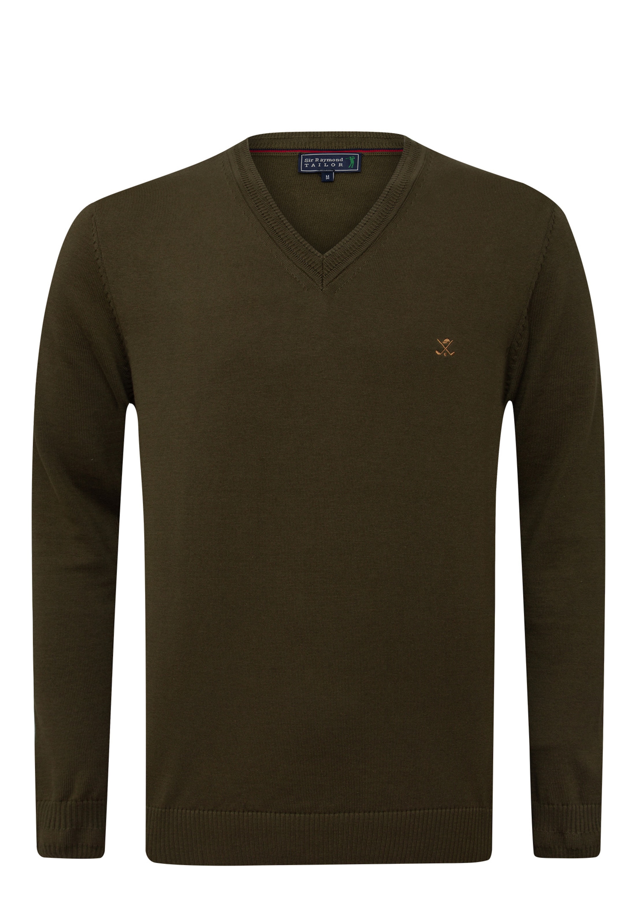 Sir Raymond Tailor Strickpullover 'Los Angeles' in Grün: Vorderseite