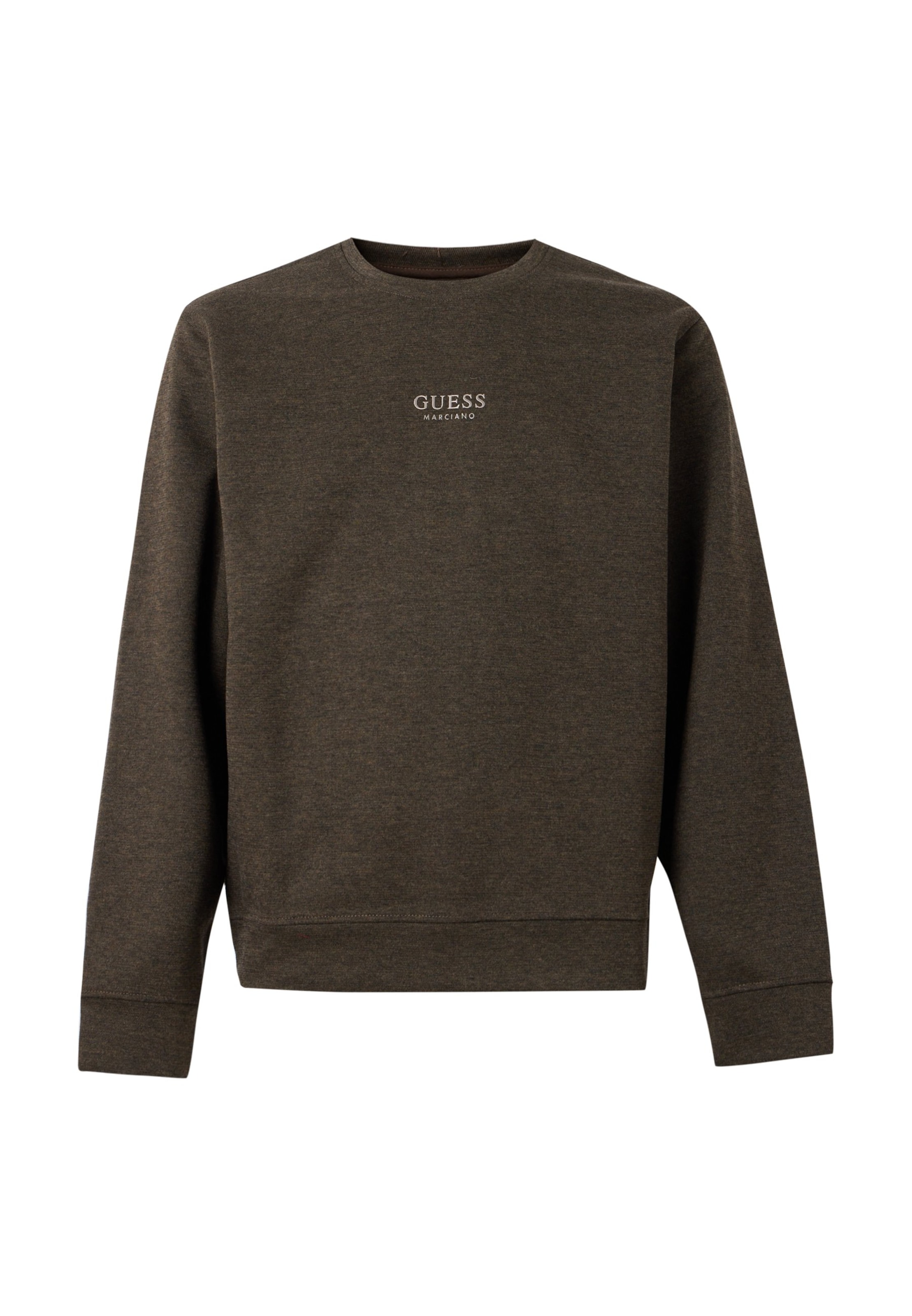 GUESS - Sudadera en marrón: frente