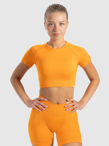 T-shirt ' Elna ' Smilodox en orange : devant