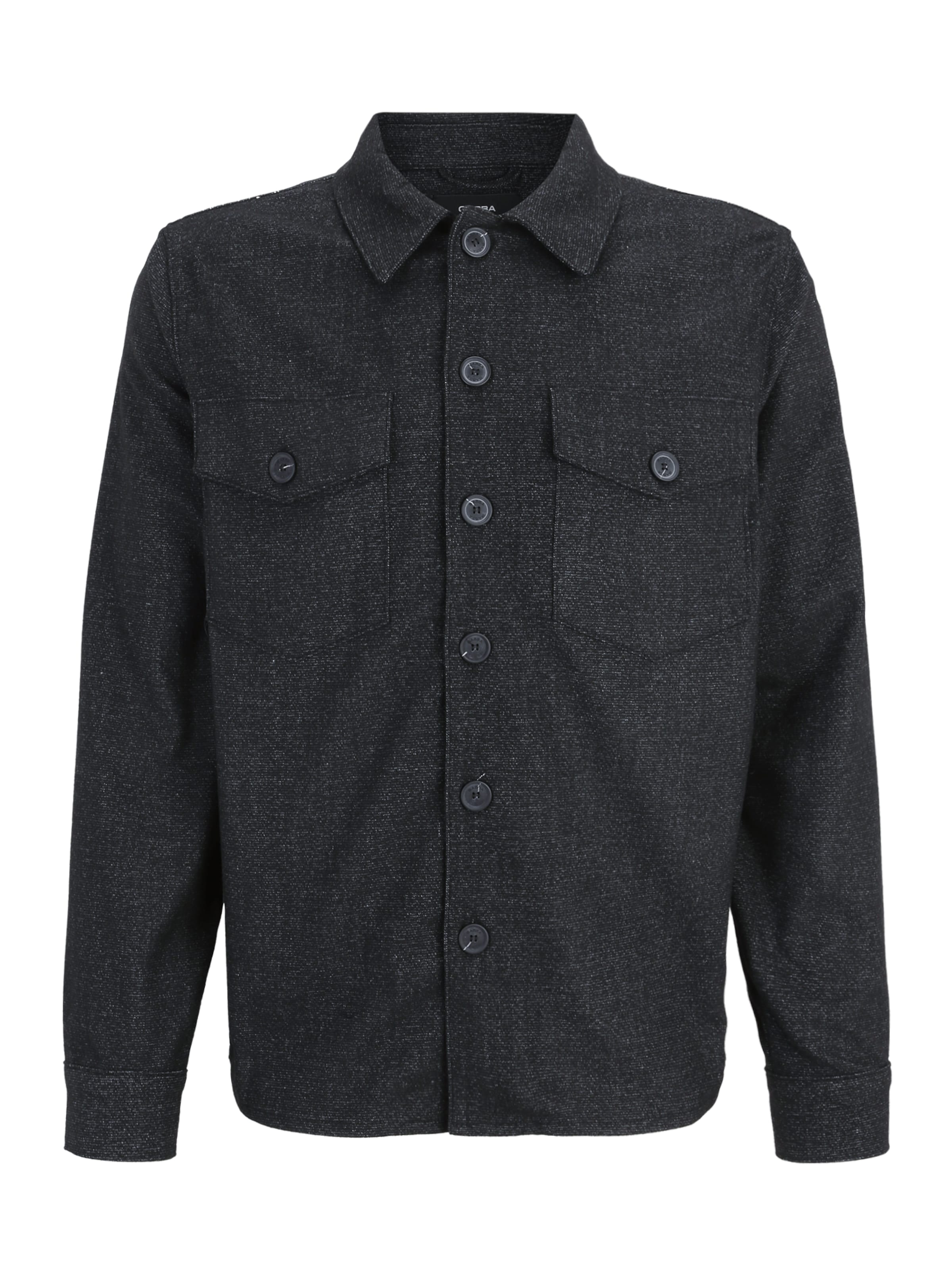 GABBA Regular fit Tussenjas 'Clipper Shafi' in Zwart: voorkant