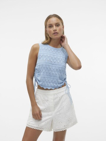 VERO MODA Gebreide top 'BALI ' in Blauw