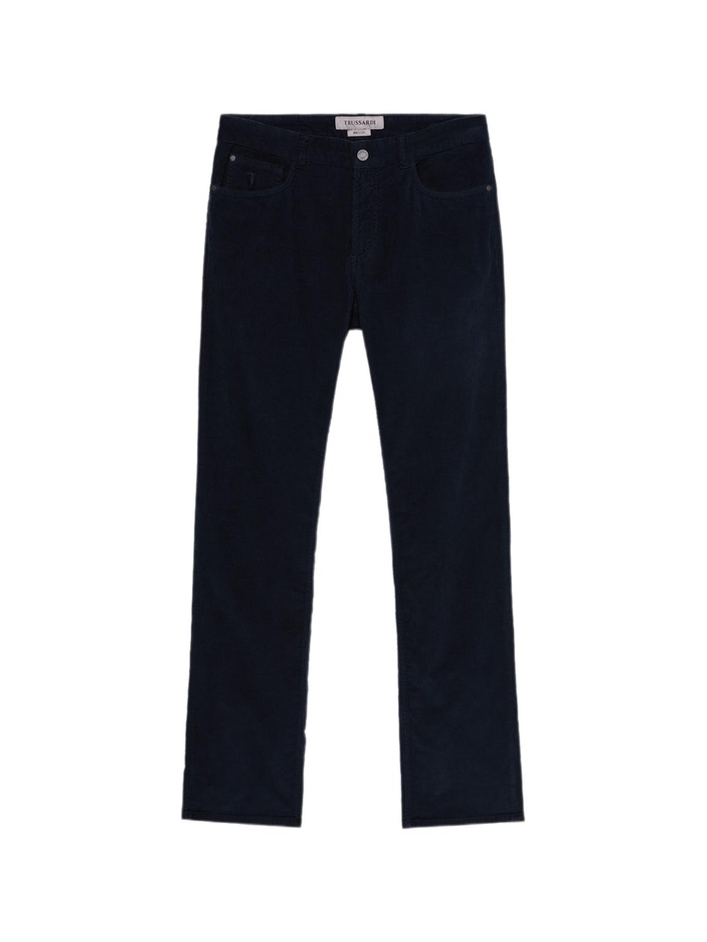 Trussardi Regular Broek in Blauw: voorkant