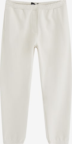 Pull&Bear Regular Pants in White: front