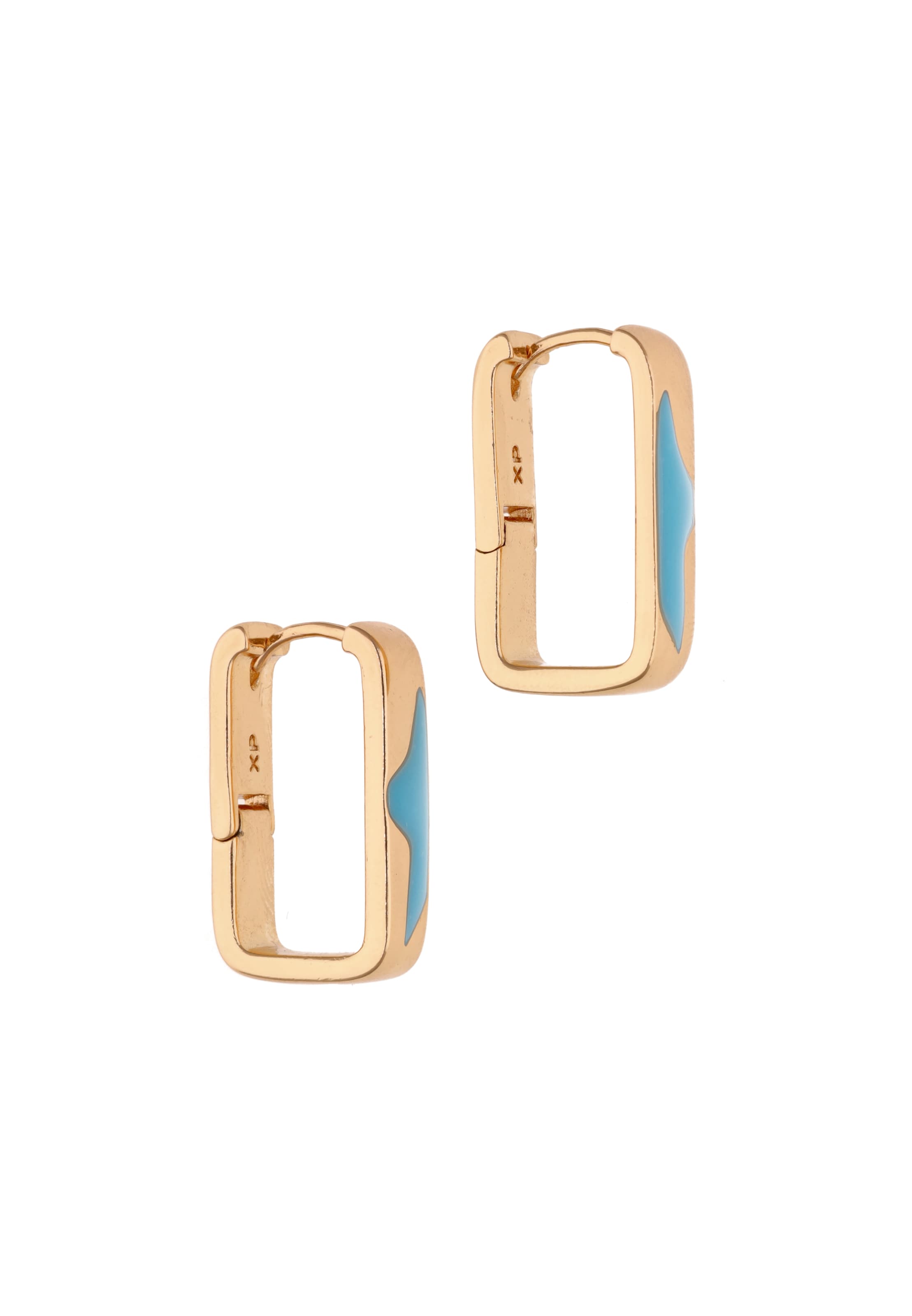 IZIA Earrings in Gold: front