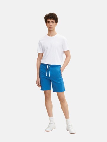 TOM TAILOR DENIM Regular Shorts in Blau: predná strana