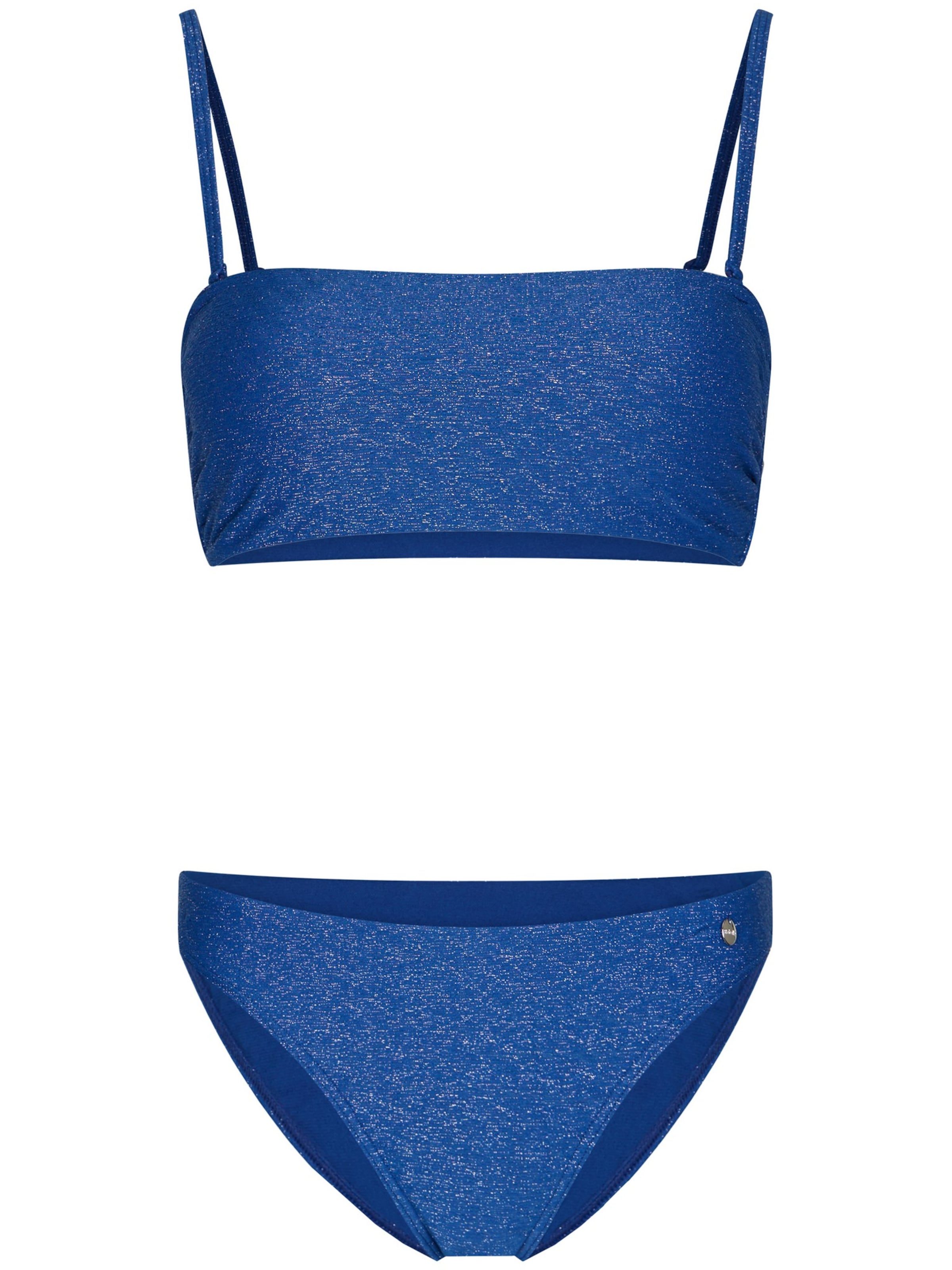 Rebelle Bandeau Bikini‌‌‌‌‌‌‌ in Blau: Vorderseite
