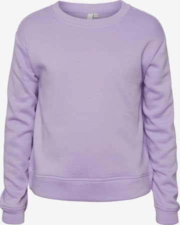 Pieces Kids Sweatshirt 'CHILLI' in Lila: predná strana