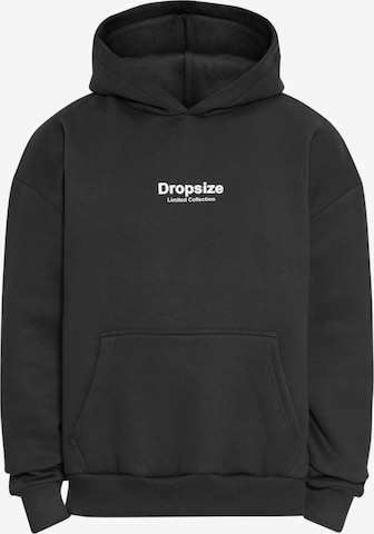 Dropsize Sweatshirt i svart: framsida