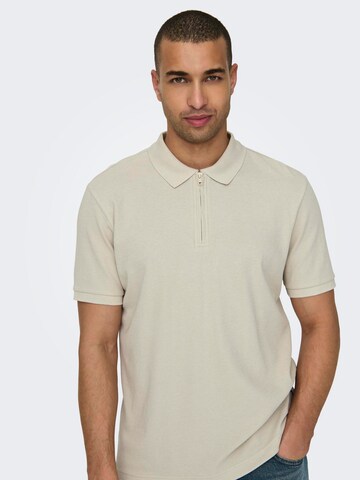 Only & Sons Poloshirt 'MIKE' in Grau