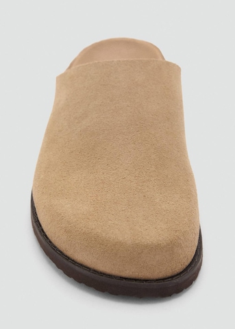 MANGO MAN Pantolette in Beige