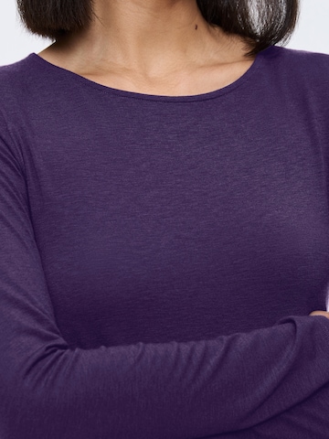 TRIUMPH Longsleeve ' Beauty Layers ' in Lila