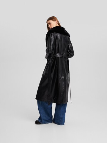 Manteau mi-saison Bershka en noir