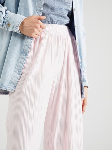 SELECTED FEMME Loose fit Pants 'SLFRya Ellie' in Pink