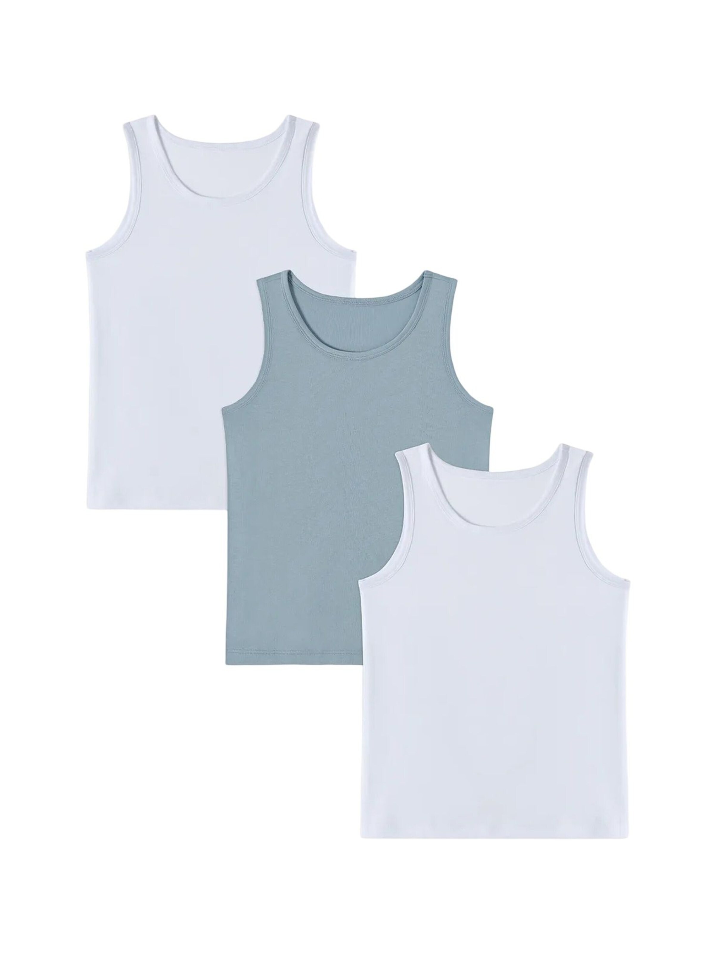 Penti Top 'PENTI Basic 3er-Pack Tanktop' - fehér: elől