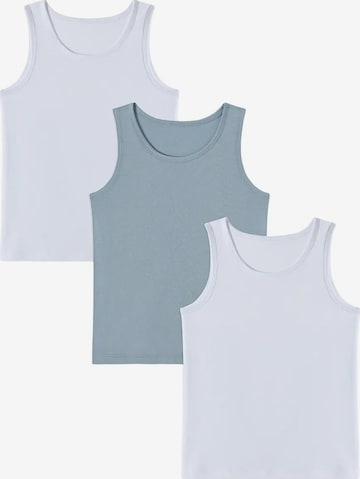 Top 'PENTI Basic 3er-Pack Tanktop' di Penti in bianco: frontale