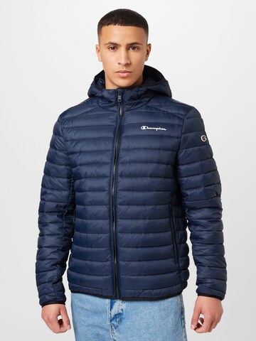 Veste mi-saison Champion Authentic Athletic Apparel en bleu : devant