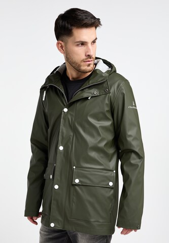 DreiMaster Maritim Weatherproof jacket in Green: front