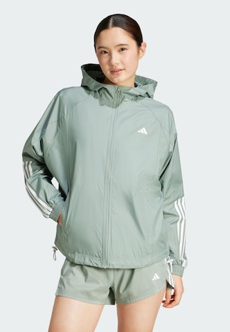 Giacca sportiva 'Hyperglam' di ADIDAS PERFORMANCE in verde: frontale