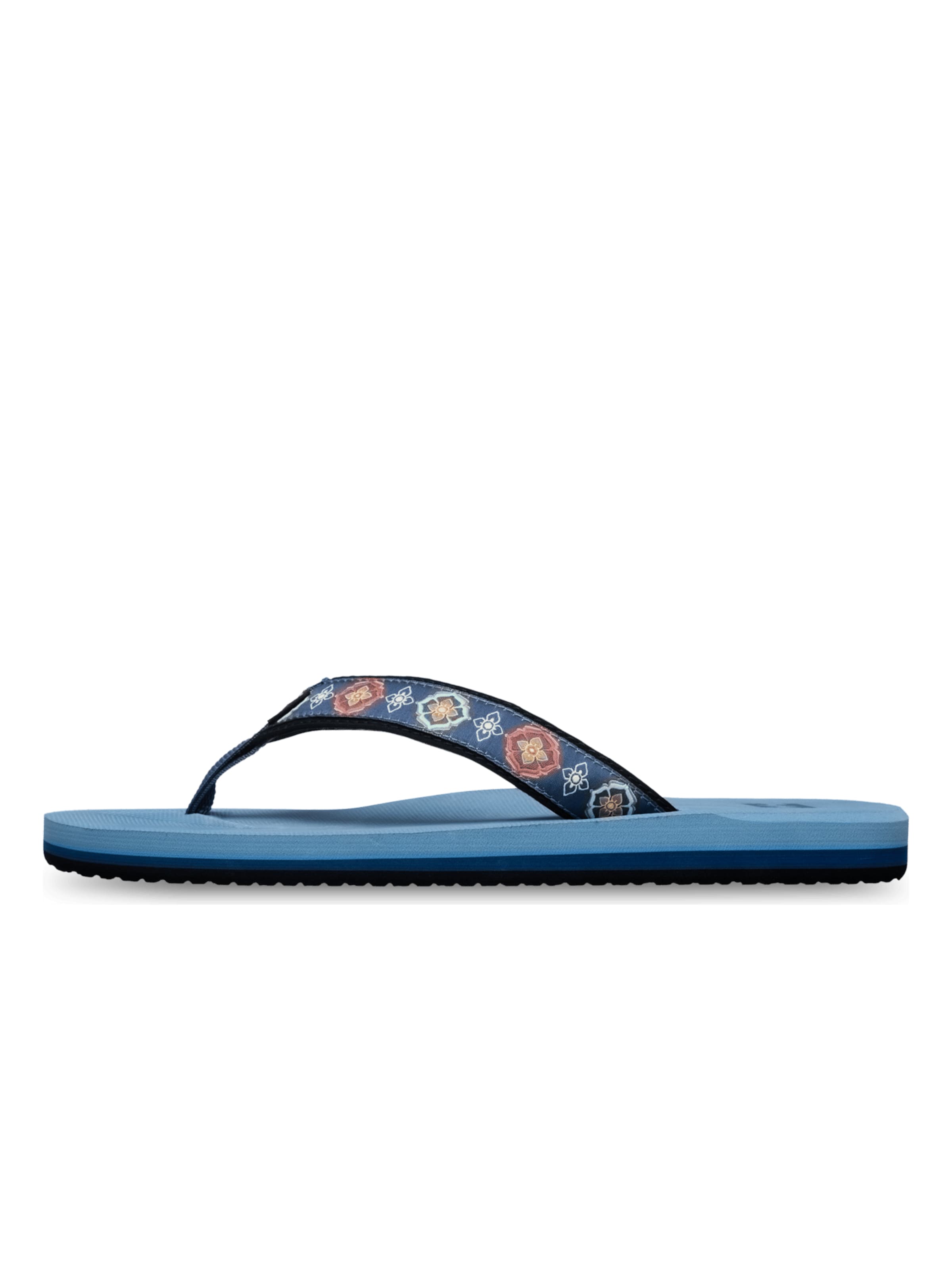BILLABONG T-Bar Sandals 'All Day Jacquard' in Blue: front