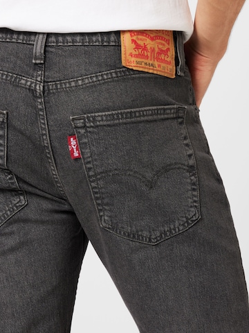 LEVI'S ® Tapered Jeans '502™ Taper Hi Ball' in Schwarz