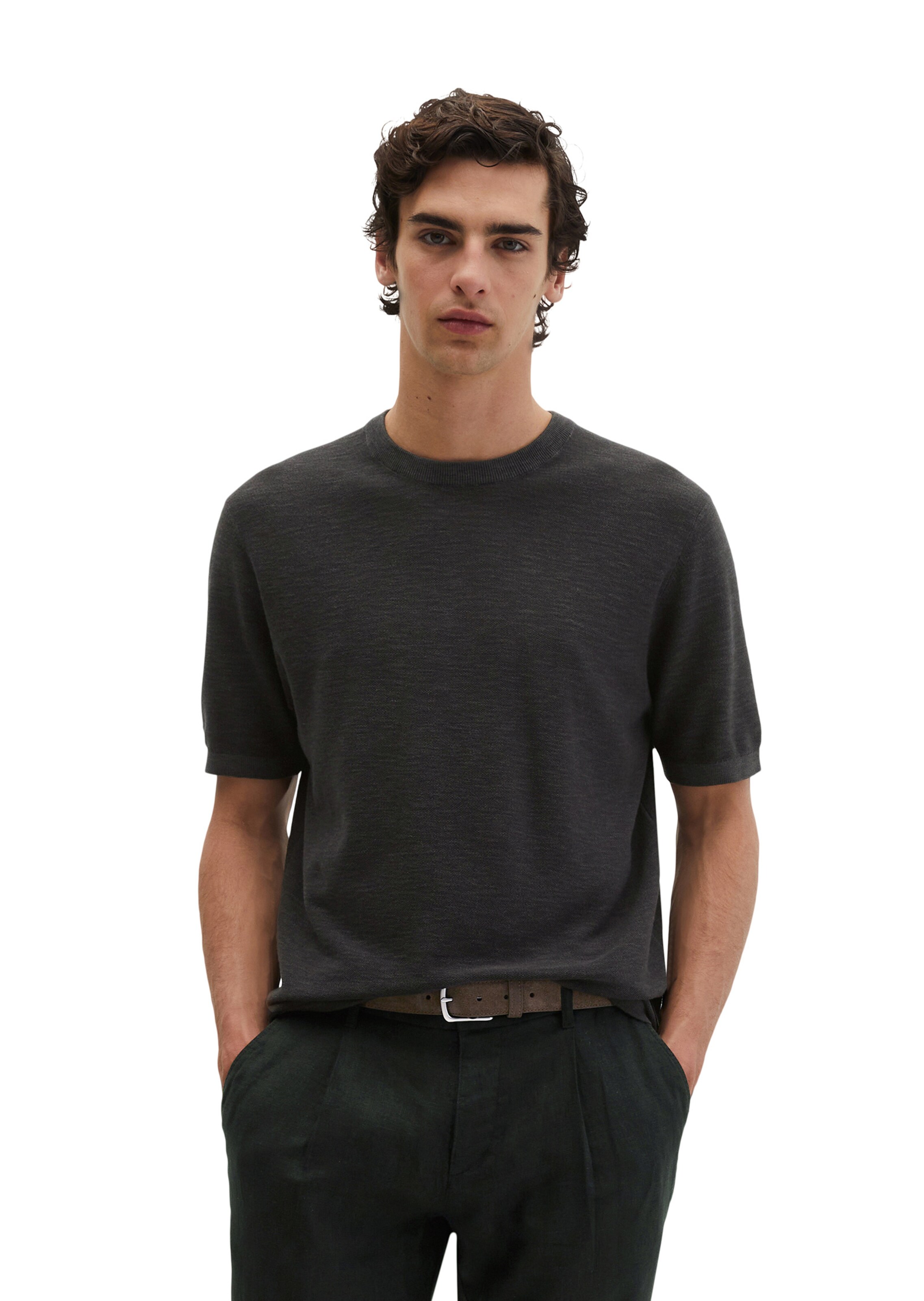 Marc O'Polo Shirt in Black: front