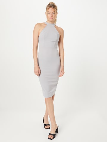 WAL G. Cocktail dress 'NIAMH' in Grey: front