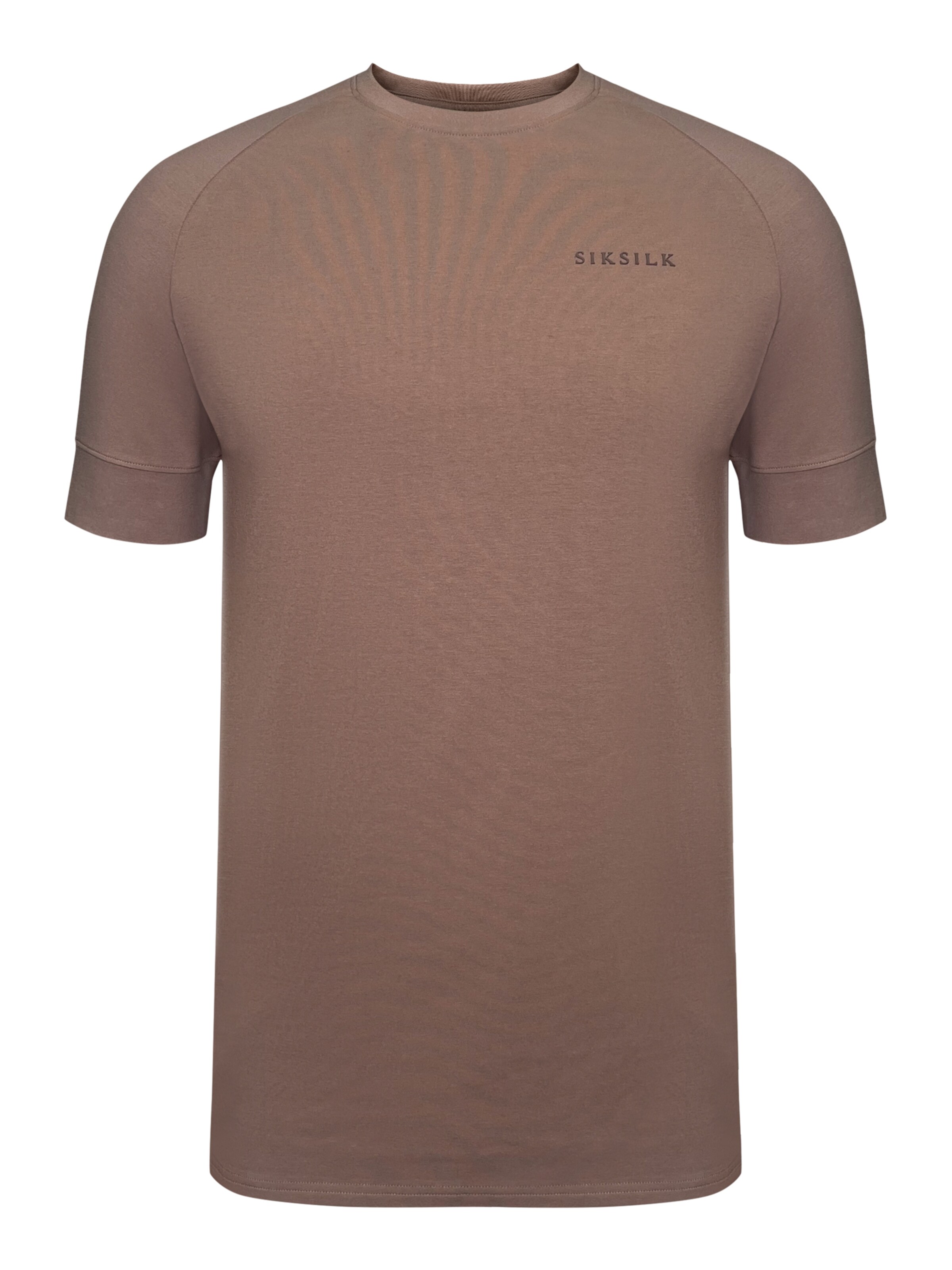 SikSilk Shirt 'Tech' in Bruin: voorkant