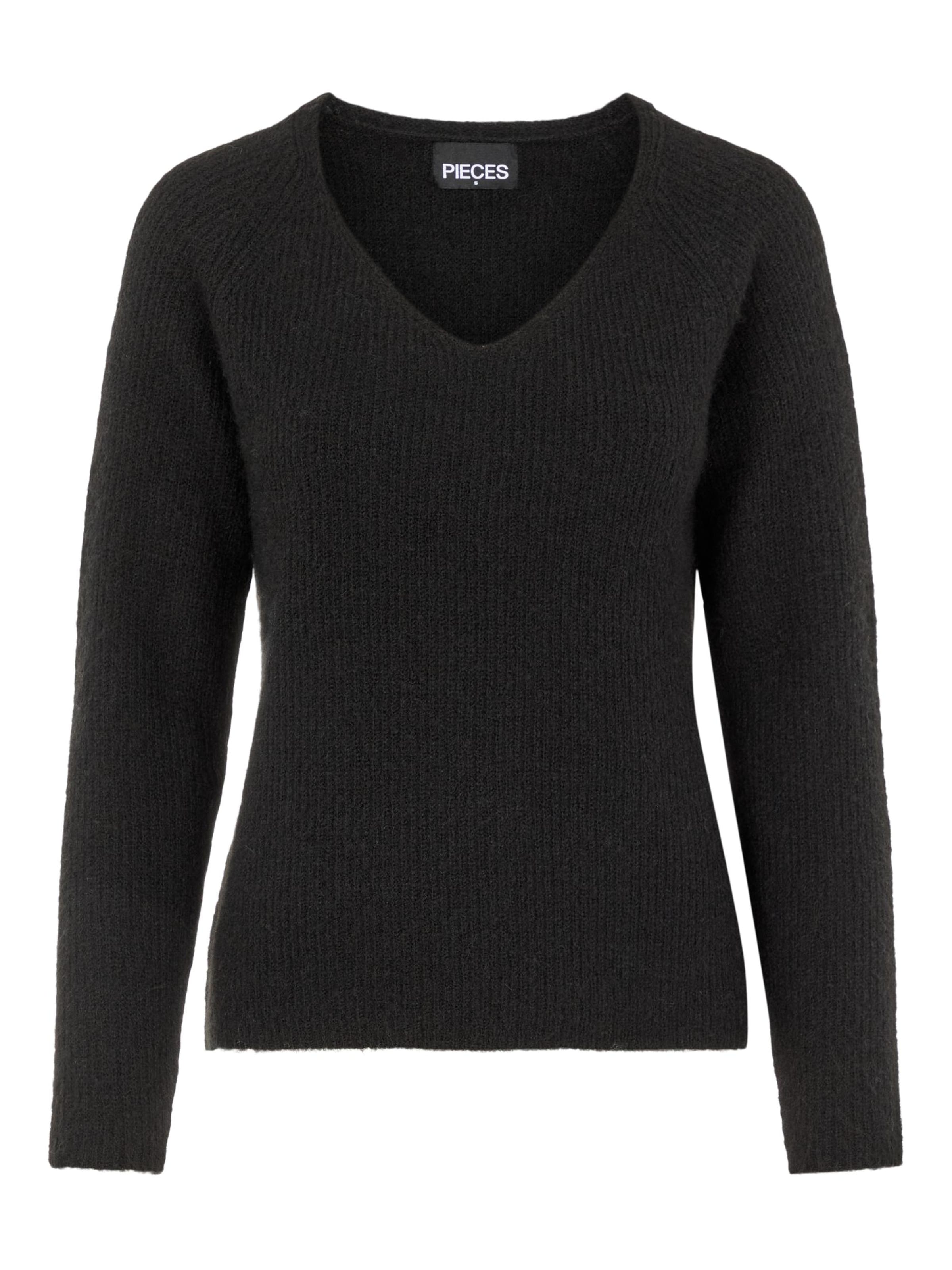 Pull-over 'PCEllen' PIECES en noir : devant