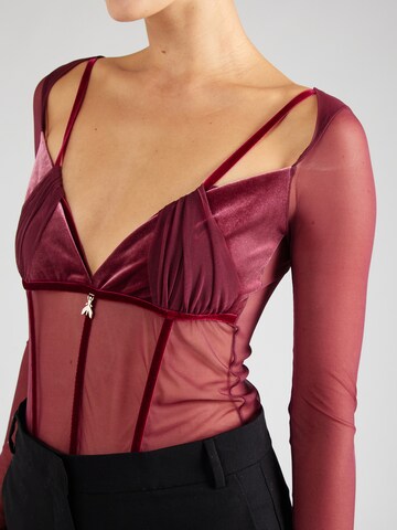 Body a camicia di PATRIZIA PEPE in lilla