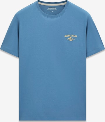 GUESS JEANS Tričko - Modrá: predná strana
