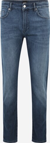Regular Jeans 'Delaware' de la BOSS pe albastru: față