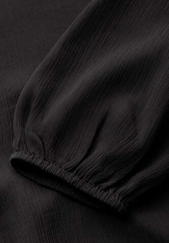 Street One Studio Chiffon-Bluse in Schwarz