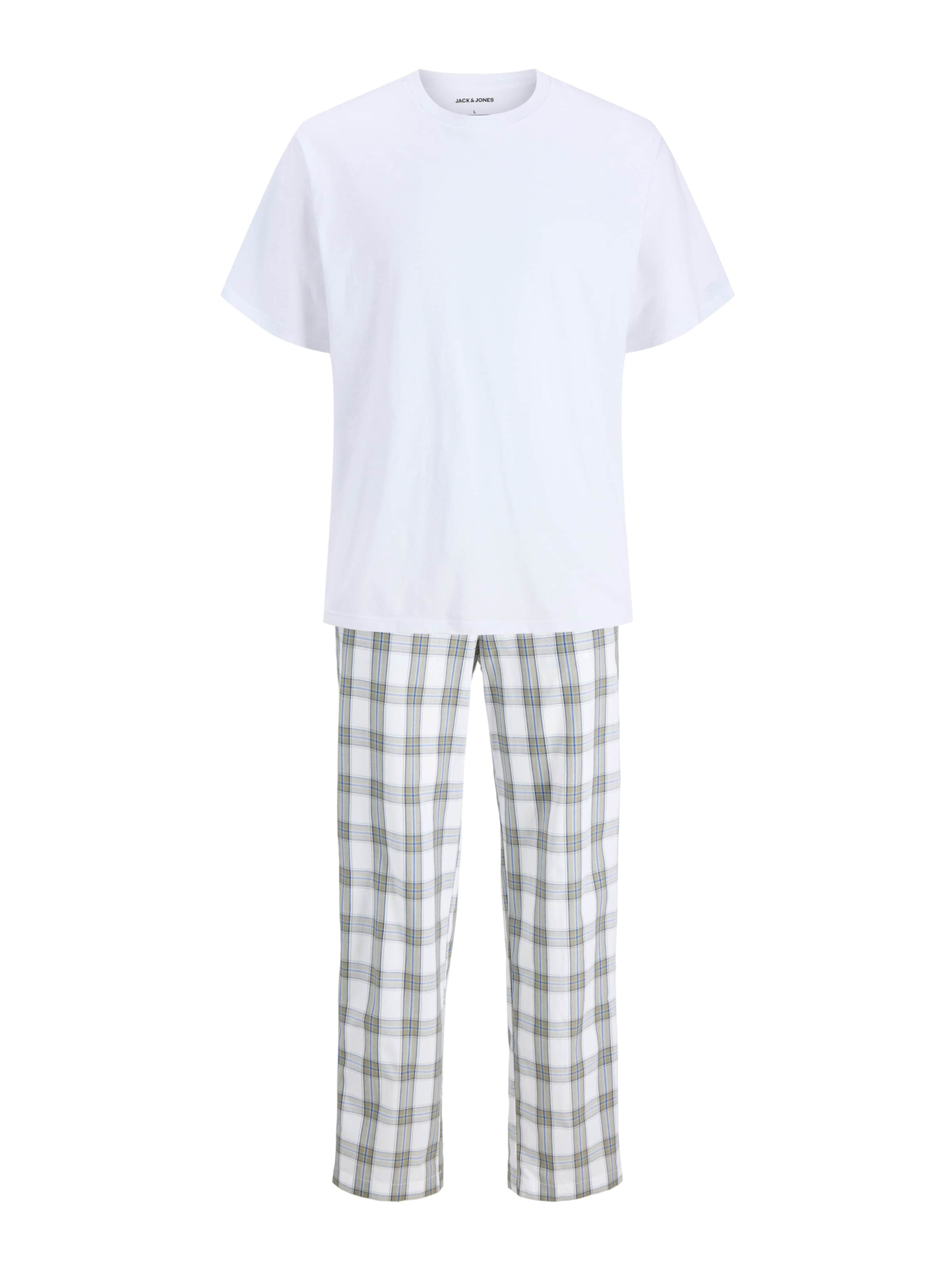 balts JACK & JONES Mājas apģērbs 'JACLuca': no priekšpuses