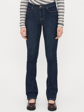 mėlyna Vero Moda Tall Kliošinis Džinsai 'VMFLASH': priekis