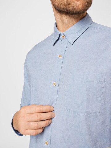 s.Oliver Regular fit Button Up Shirt in Blue