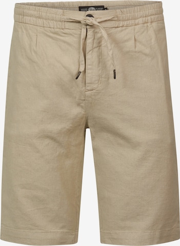 Petrol Industries Regular Chino trousers in Green: front